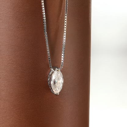 Bella Marquise Moissanite Gold Plated Necklace
