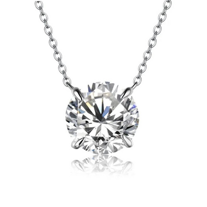 Colar Alma Brilhante Moissanite Banhado à Ouro 18k - Loratta