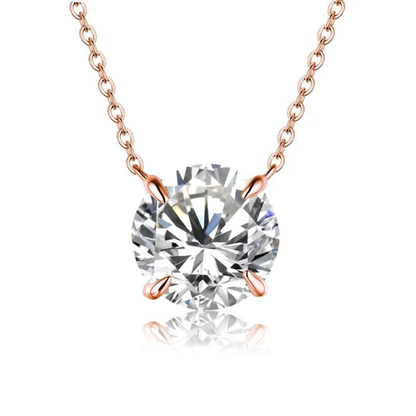 Colar Alma Brilhante Moissanite Banhado à Ouro 18k - Loratta