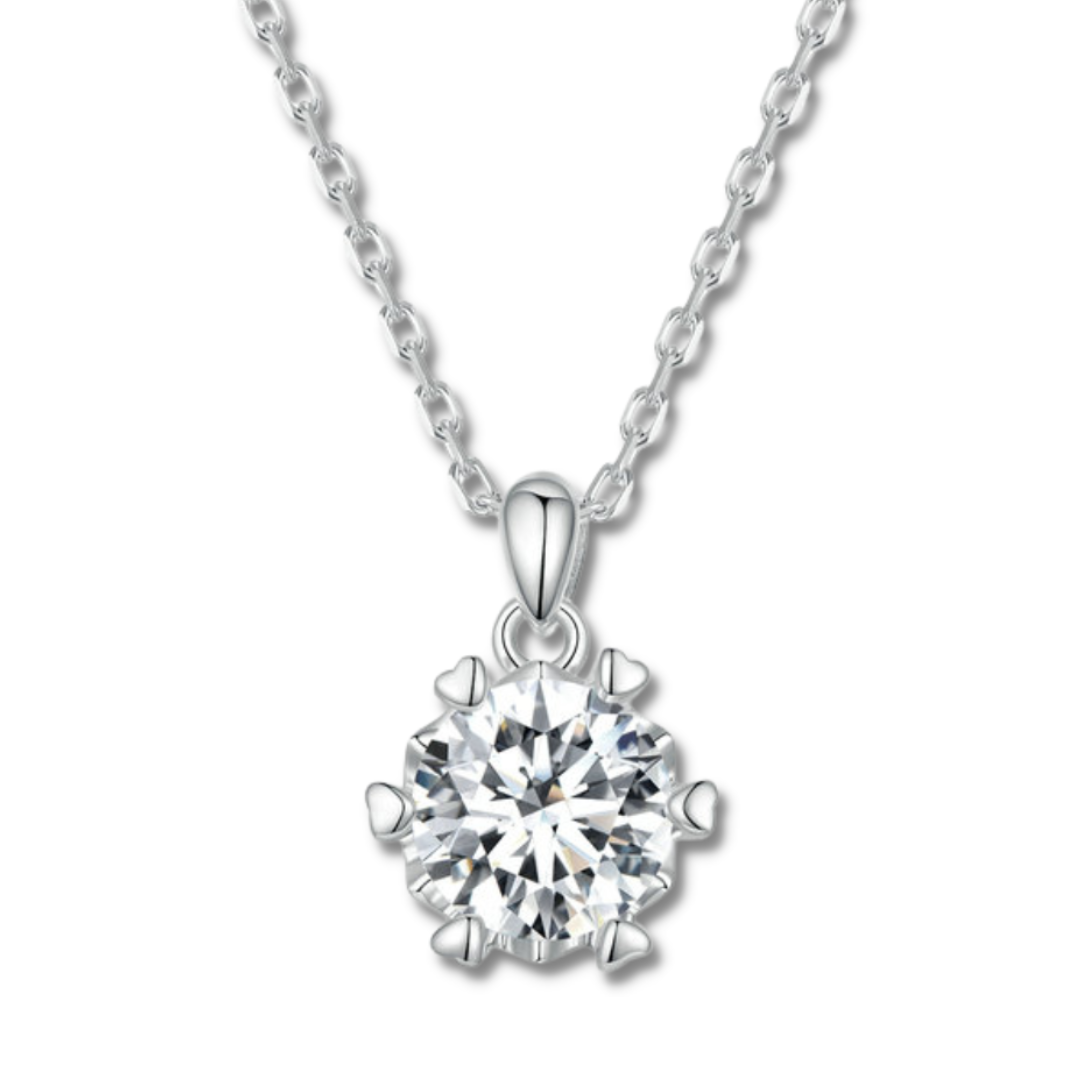 Colar Pendant Brilho de Amor Moissanite - Loratta