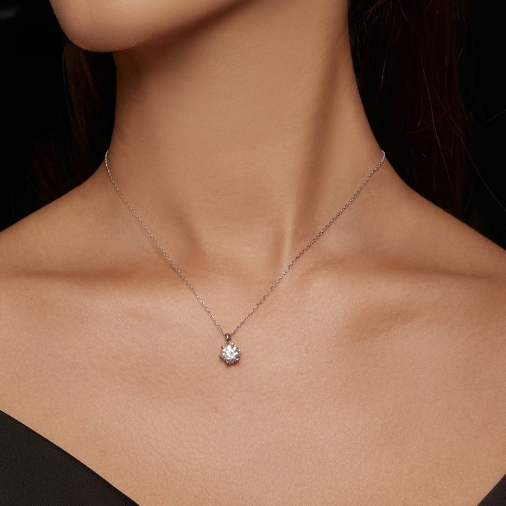 Colar Pendant Brilho de Amor Moissanite - Loratta