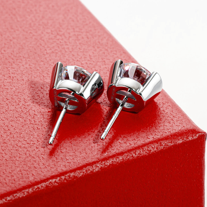 Point of Light Moissanite Gold Plated Earrings