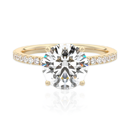 Moissanite Crown of Light Ring
