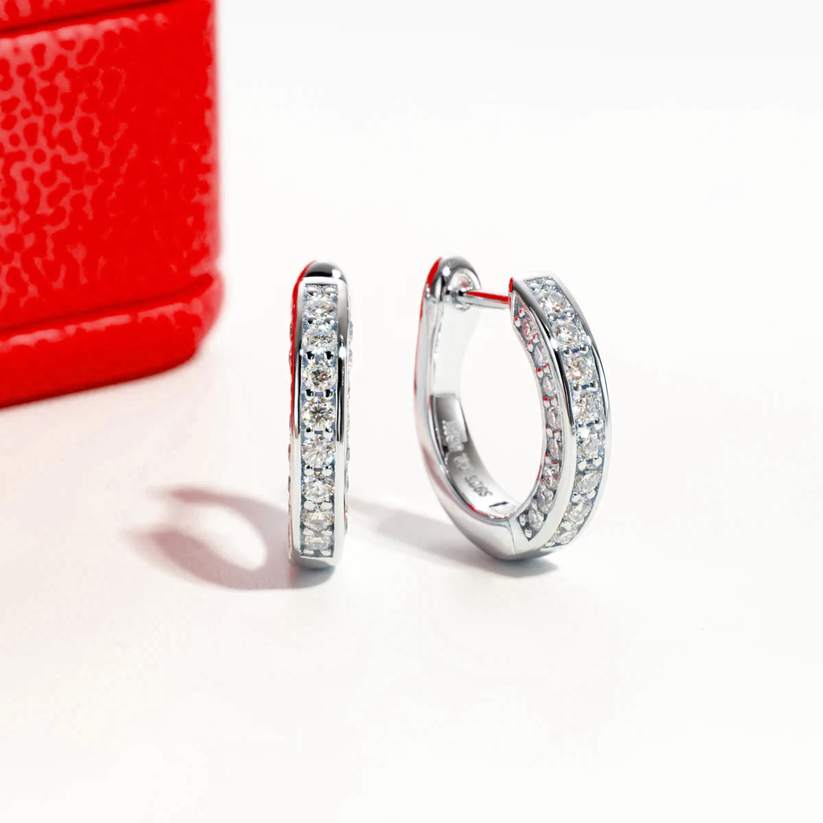 Radiance Moissanite Gold Plated Earrings