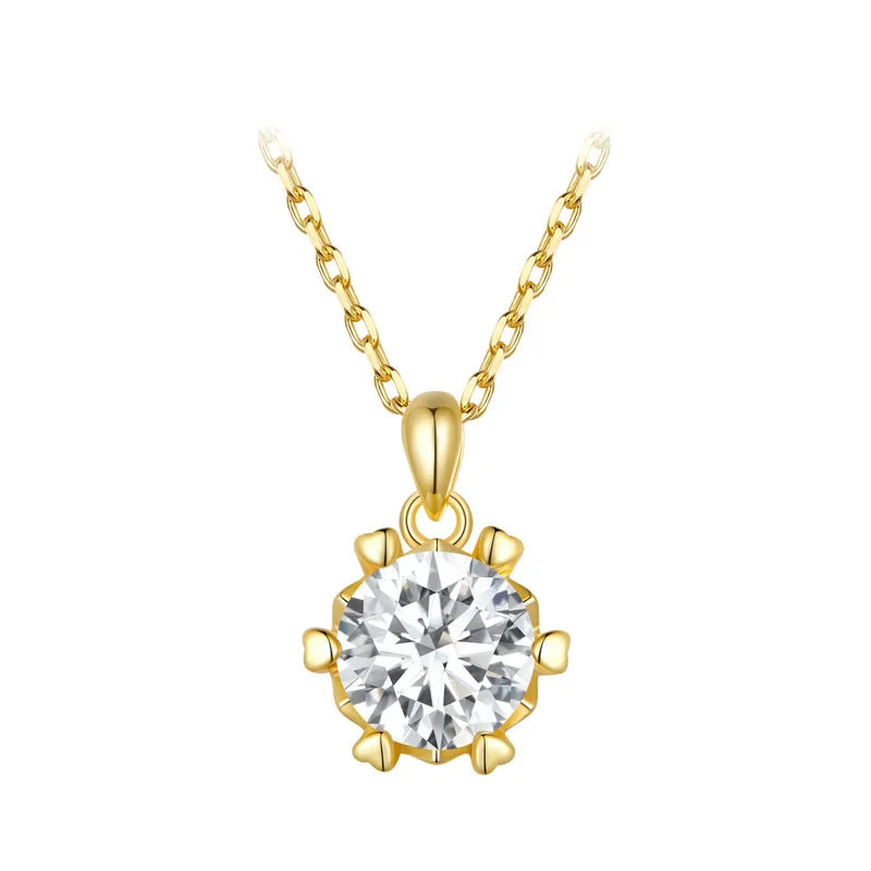 Colar Pendant Brilho de Amor Moissanite - Loratta