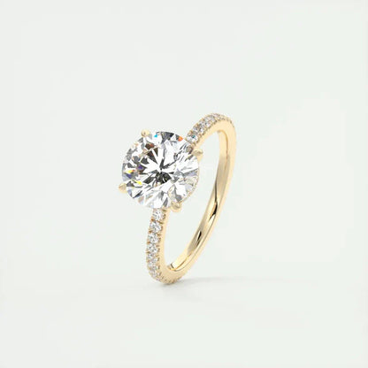 Moissanite Crown of Light Ring