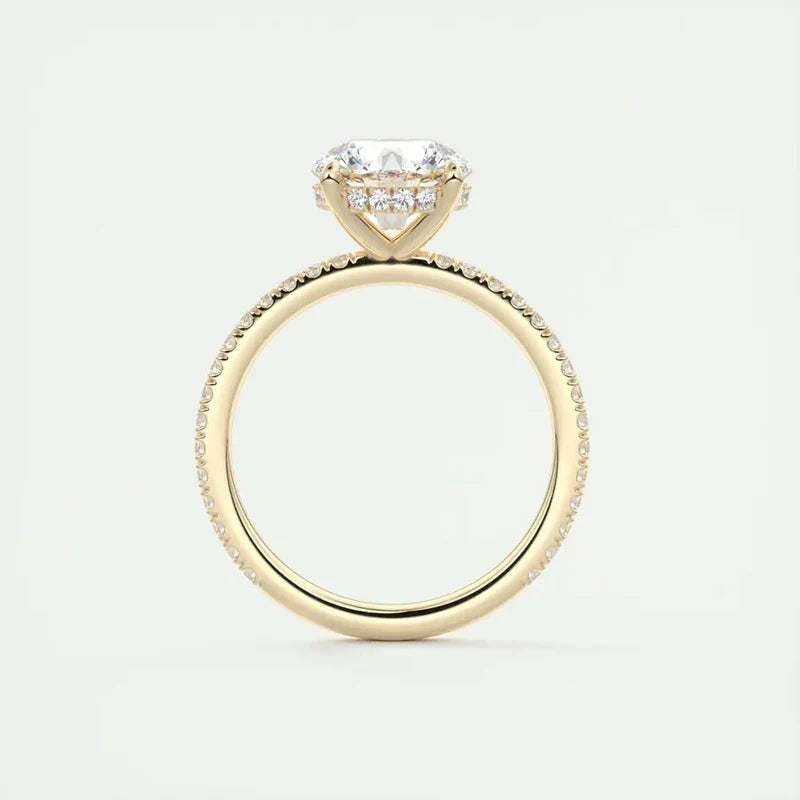 Moissanite Crown of Light Ring