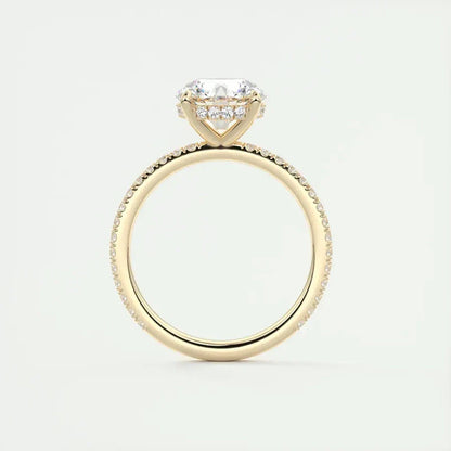 Moissanite Crown of Light Ring