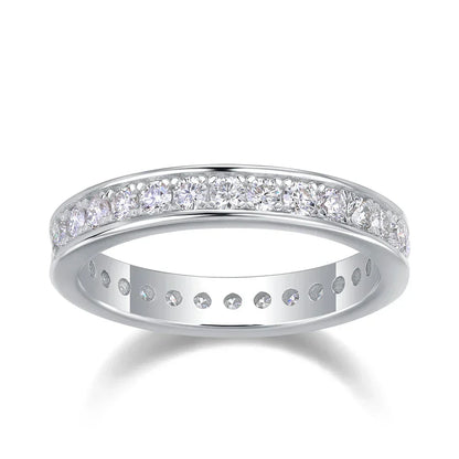 Enchanted Prism 90 Point Moissanite Wedding Band