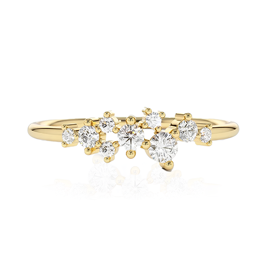 Constellation Moissanite Ring