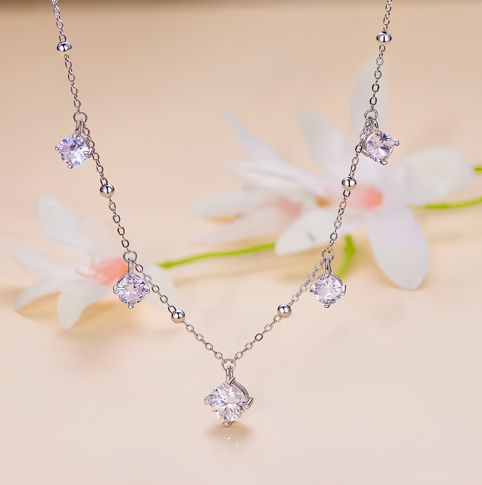 Soulshine Moissanite Gold Plated Necklace